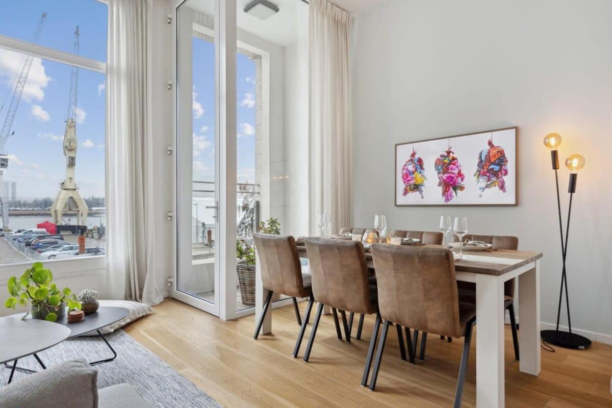 Bright Waterfront Apartment Antverpy Exteriér fotografie