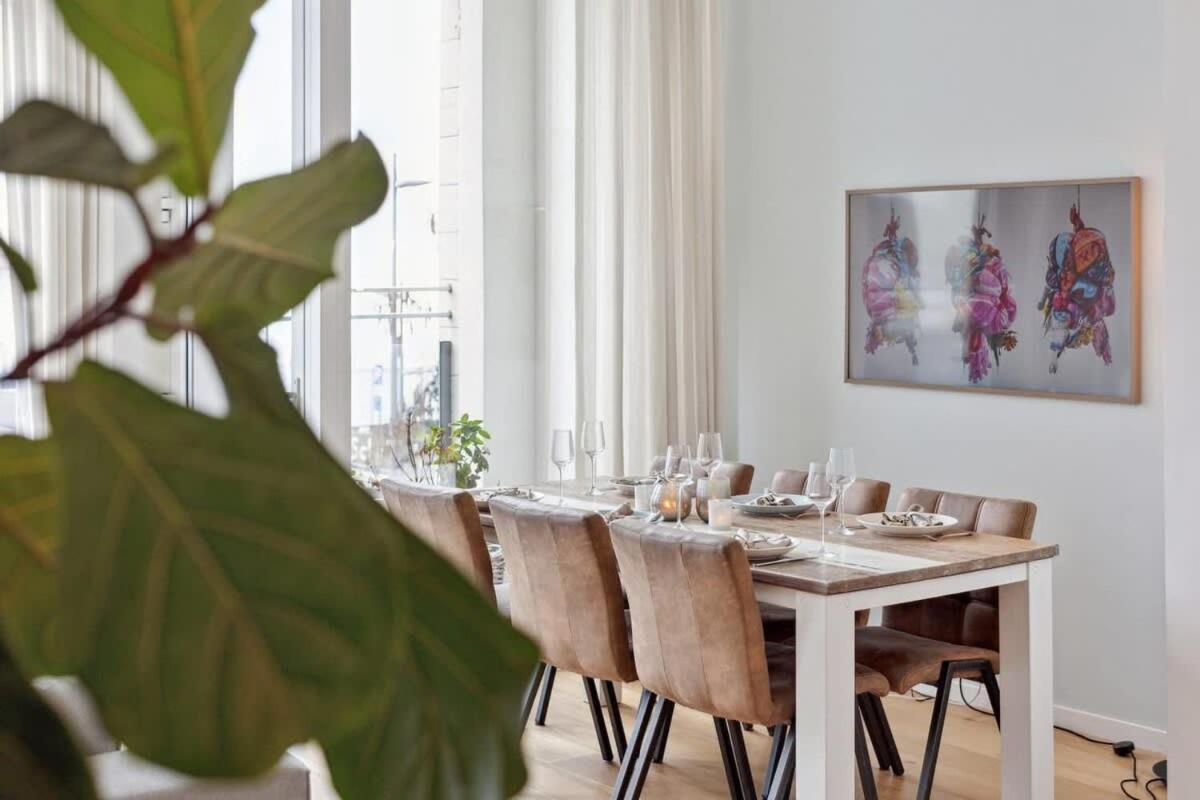 Bright Waterfront Apartment Antverpy Exteriér fotografie
