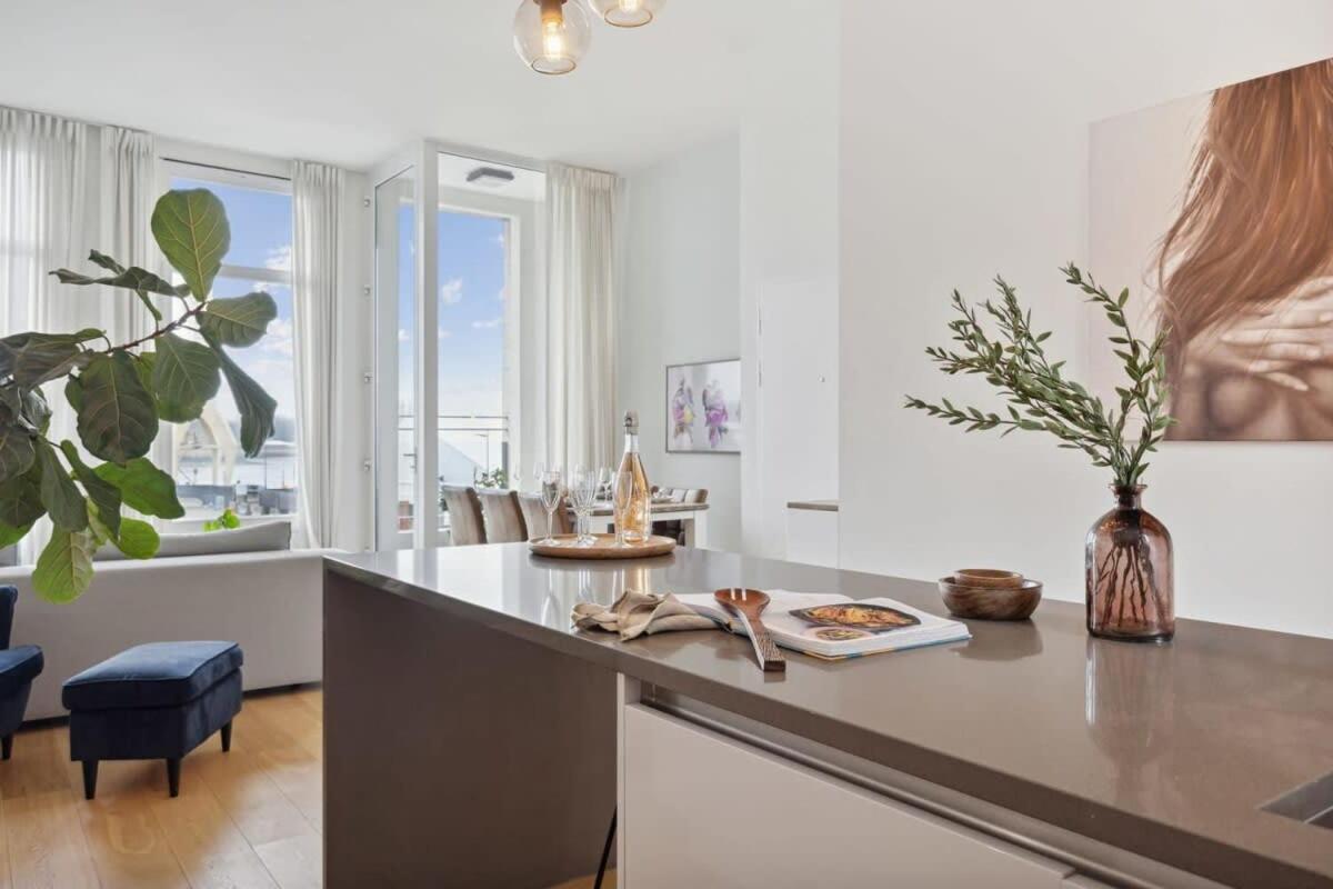 Bright Waterfront Apartment Antverpy Exteriér fotografie