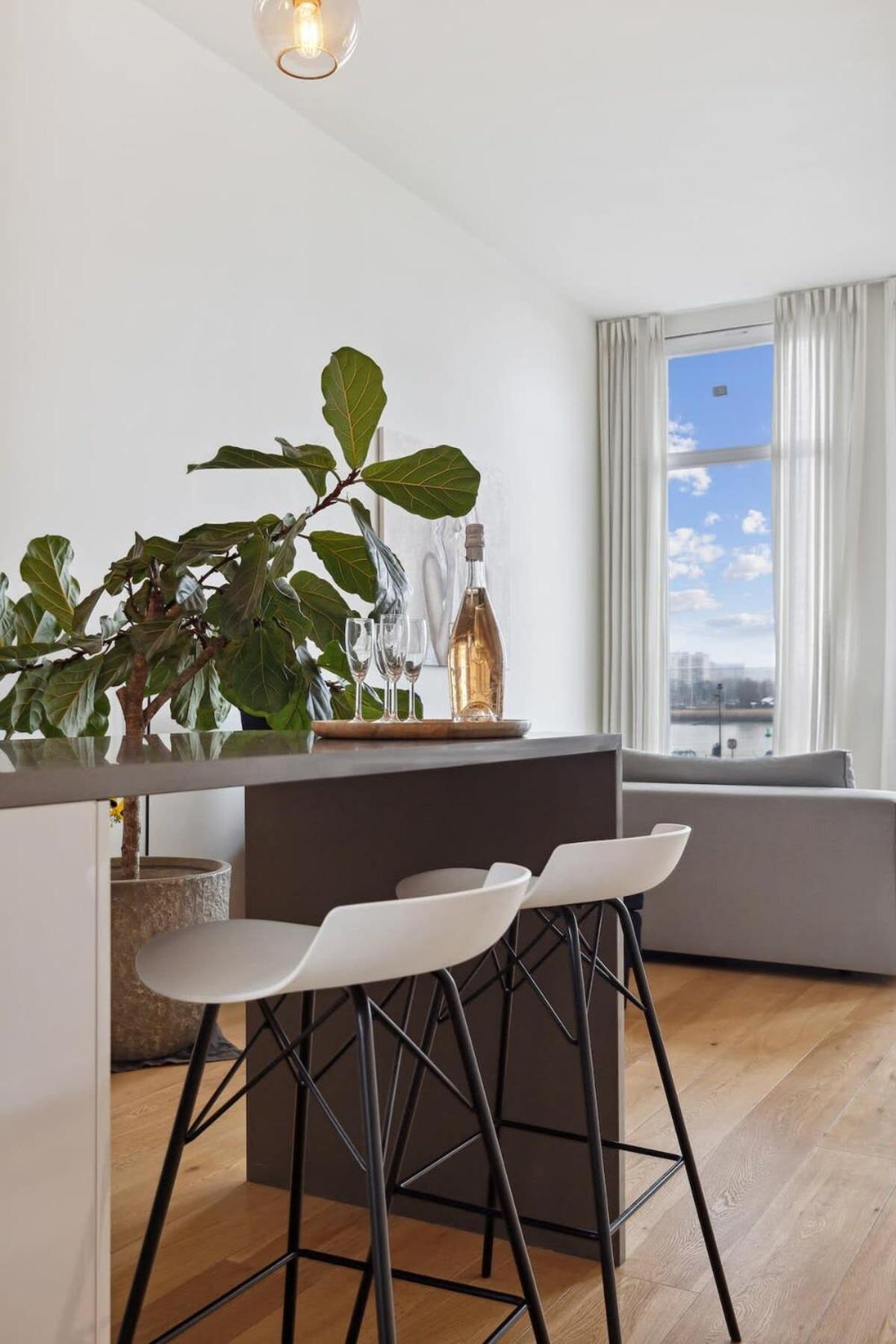 Bright Waterfront Apartment Antverpy Exteriér fotografie